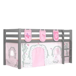 Hochbett mit Schmetterling & Vogel Motiv - Guern