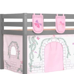 Hochbett mit Schmetterling & Vogel Motiv - Guern