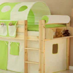 Hochbett Zarodrana mit Rutsche und Tunnel