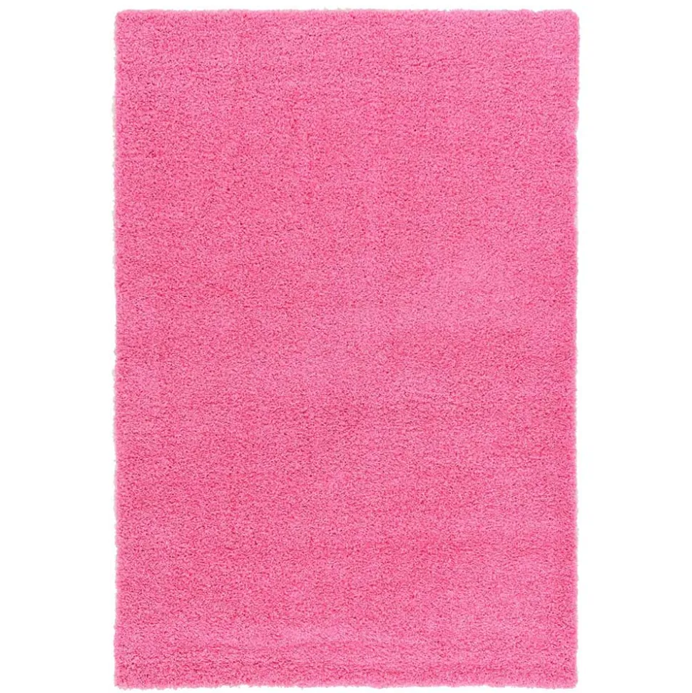 Hochflor Läufer oder Teppich in Pink - Siela