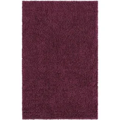 Hochflor Teppich oder Läufer in Violett - Zelio