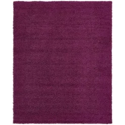 Hochflor Teppich oder Läufer in Violett - Zelio