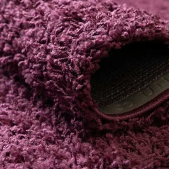 Hochflor Teppich oder Läufer in Violett - Zelio