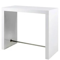 Hochglanz Bartisch in Weiß - modern - Marciana