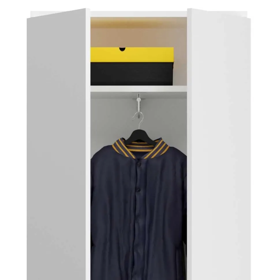 Hochglanz Flurschrank mit vier Türen - Ejulia