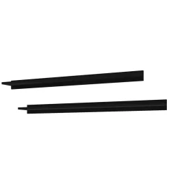 Hochglanz TV Wohnwand in Schwarz - Funtana (fünfteilig)