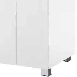 Hochglanz Waschtisch mit Tür & Auszug - Vauflos