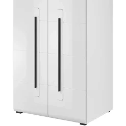 Hochglänzender Schrank in Weiß - 2-türig - Baranoma