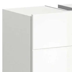 Hochglänzender Waschbeckenunterschrank in Weiß - Vitablos