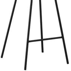 Hochhocker in Schwarz Kunststoff PP - Terryola (4er Set)