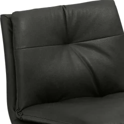 Hochhocker mit Rückenlehne in Dunkelgrau - Hobart