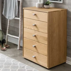 Hochkommode aus Eiche Massivholz - Emdsiva II