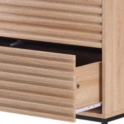 Hochkommode in Eiche Holzoptik - Lunira