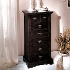 Hochkommode Islando aus Akazie Massivholz