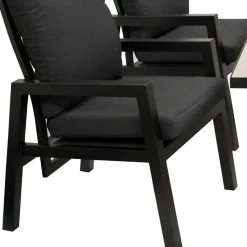 Hochwertige Garten Sitzgruppe in Grau - Alpes (siebenteilig)