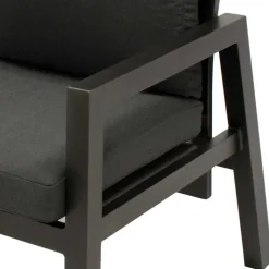 Hochwertige Garten Sitzgruppe in Grau - Alpes (siebenteilig)