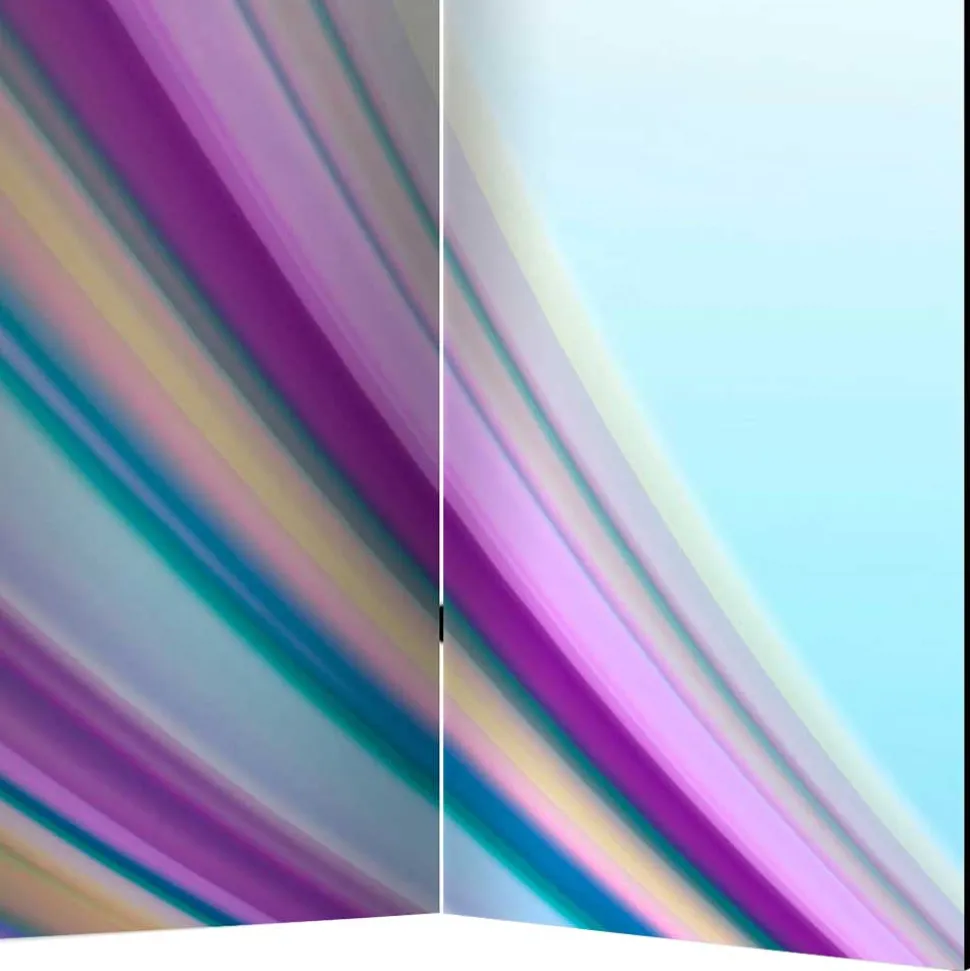 Hochwertiger Leinwand Paravent mit Druck - Corunna