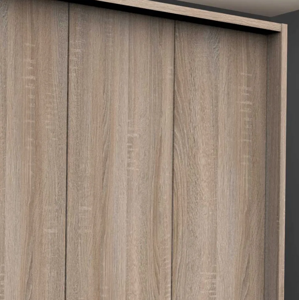 Hochwertiger Schlafzimmerschrank foliert Holzoptik - Zayun