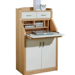 Hochwertiger Sekretär in Creme & Buche - Rayn