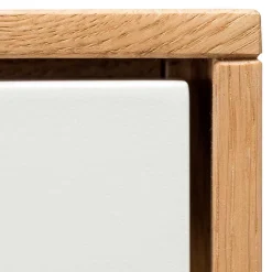 Hochwertiges Highboard in Weiß & Eiche - Smonia