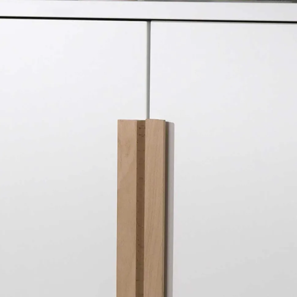 Hochwertiges Hochbett mit Schrank - Rikardio (dreiteilig)