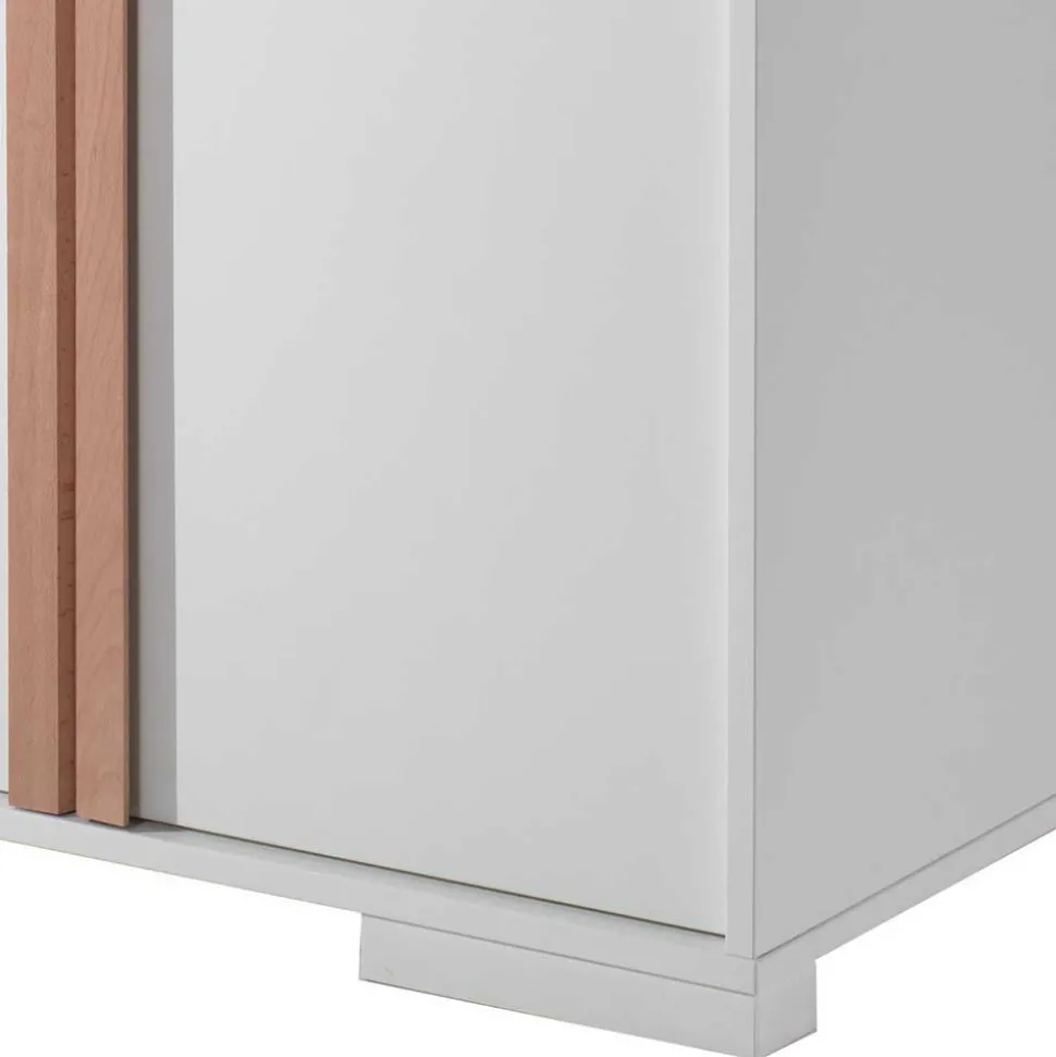 Hochwertiges Hochbett mit Schrank - Rikardio (dreiteilig)