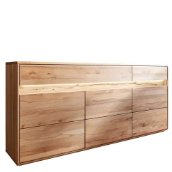 Hochwertiges Wildeiche Sideboard 184x86x44 cm - Acmida