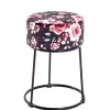 Hocker mit Samt Rosen Motiv - Henrics