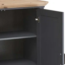 Hohe Kombi-Kommode in Dunkelgrau - Joe