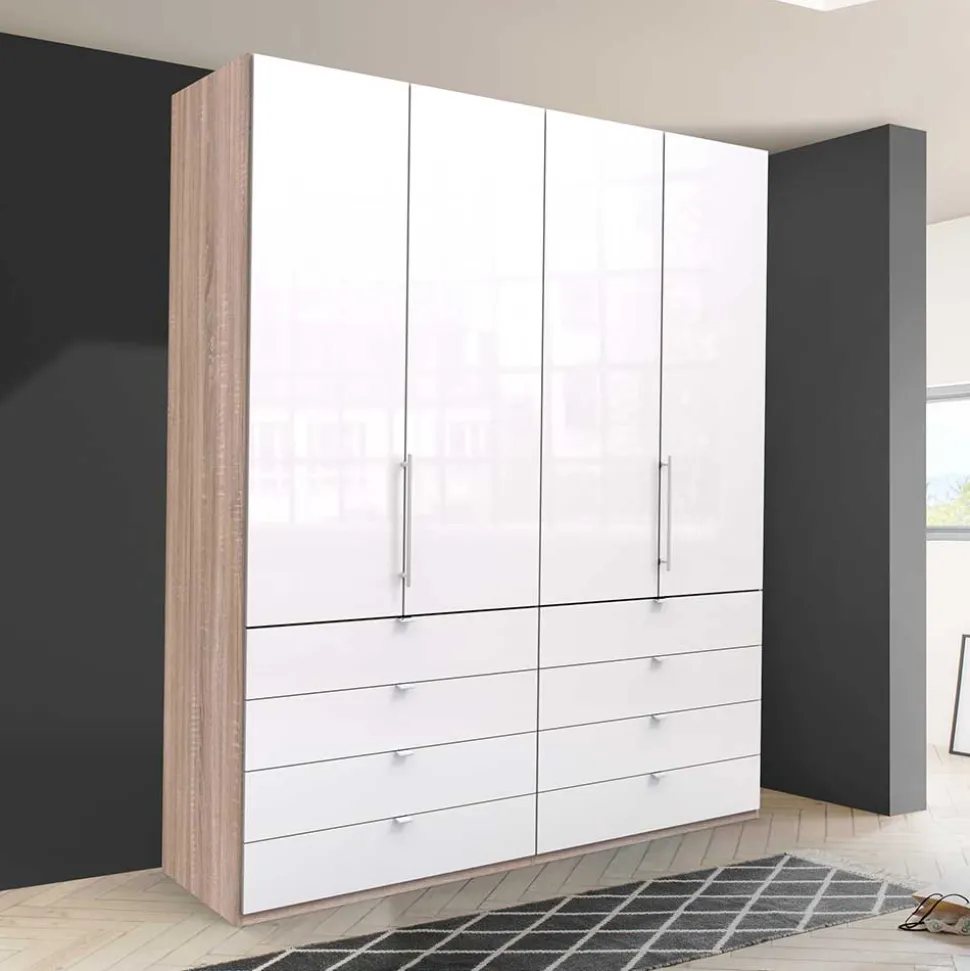 Hoher Kleiderschrank 2 türig - Bosays