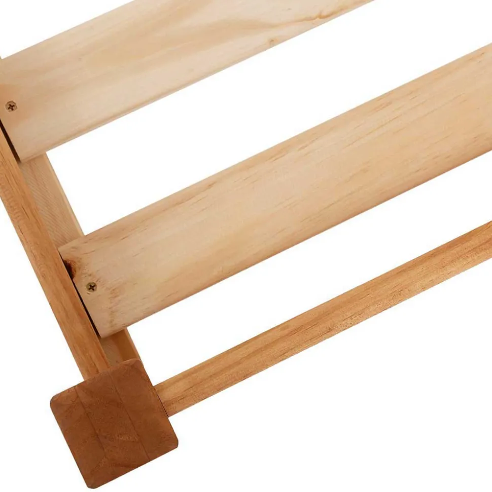 Hohes Hochbett aus Kiefer Massivholz - Usavina