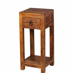 Holz Blumenständer Hoslo mit Schublade