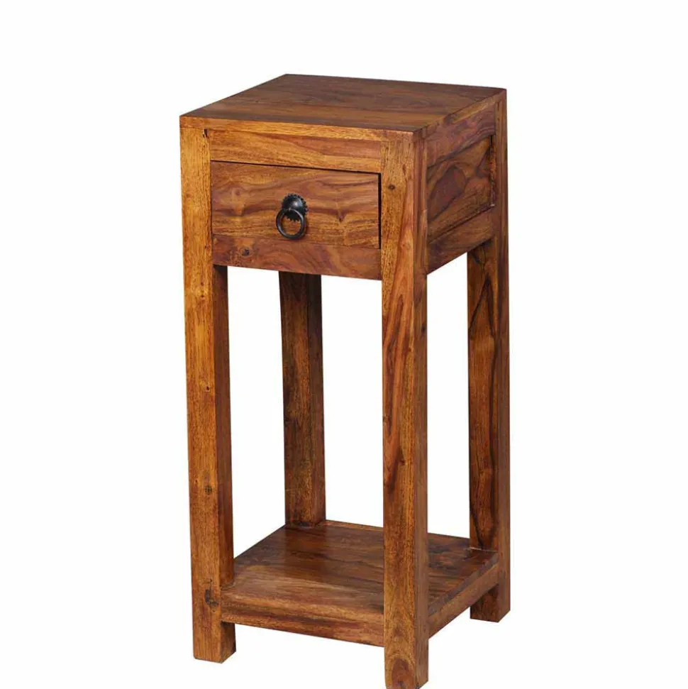 Holz Blumenständer Hoslo mit Schublade