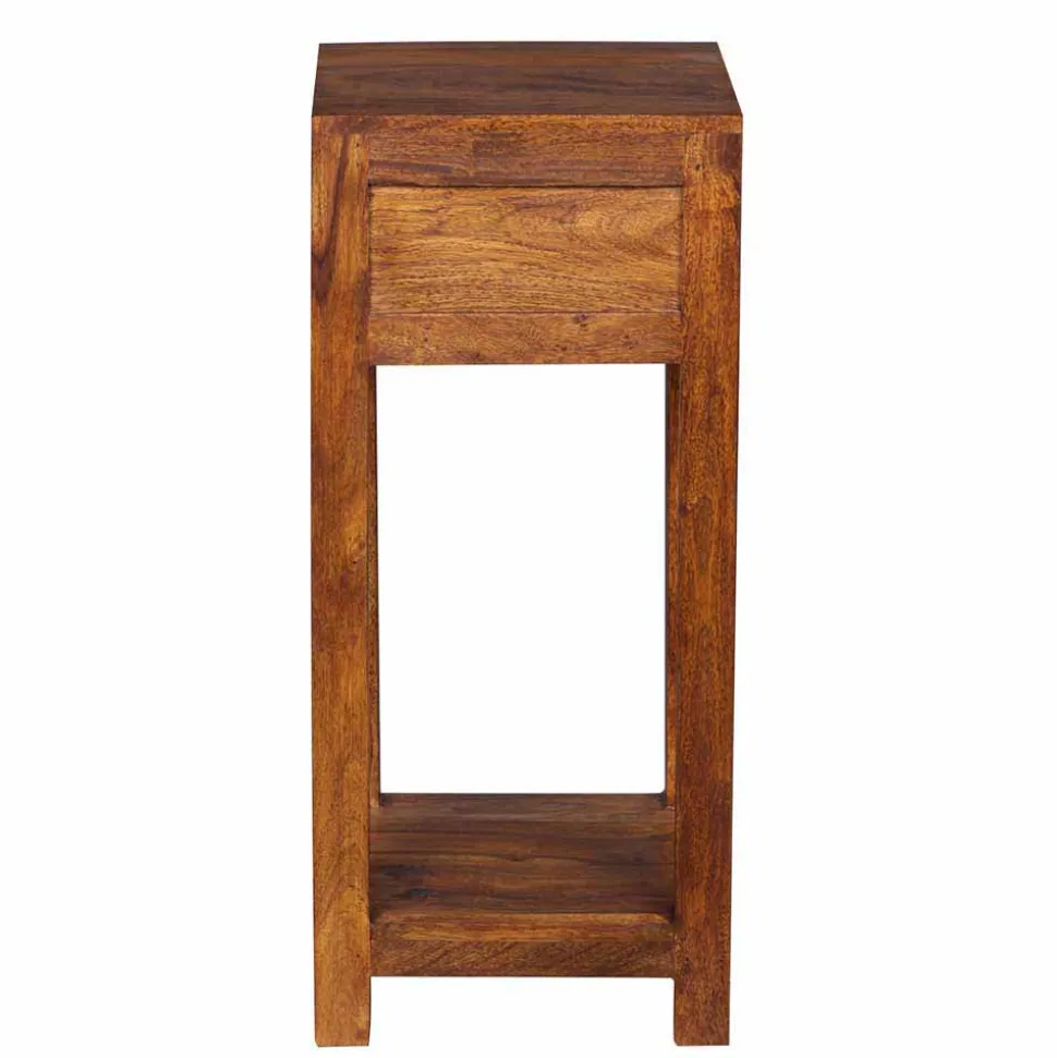 Holz Blumenständer Hoslo mit Schublade