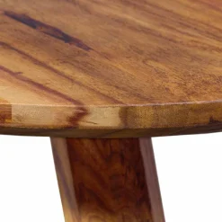 Holz Designertisch Jamsons mit Tischplatte rund