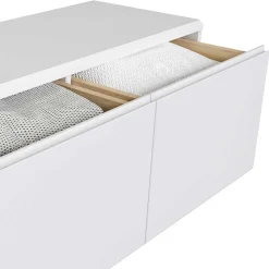 Holz Dielenmöbel in Weiß gewachst - Oranias (vierteilig)