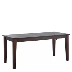 Holz Esstisch ausziehbar in dunklem Wenge Braun - Cervena