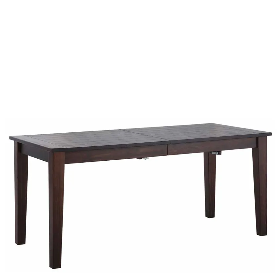 Holz Esstisch ausziehbar in dunklem Wenge Braun - Cervena