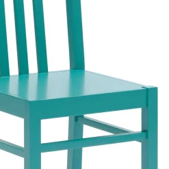 Holz Esszimmerstuhl in Türkis Grenium aus Buche (2er Set)