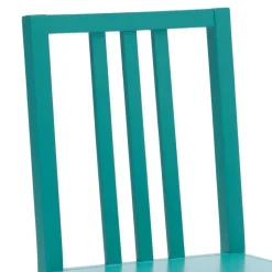 Holz Esszimmerstuhl in Türkis Grenium aus Buche (2er Set)