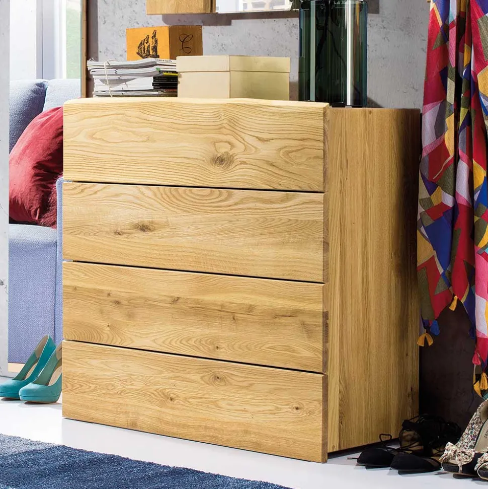 Holz Garderoben Set aus Eiche - Avidora (vierteilig)