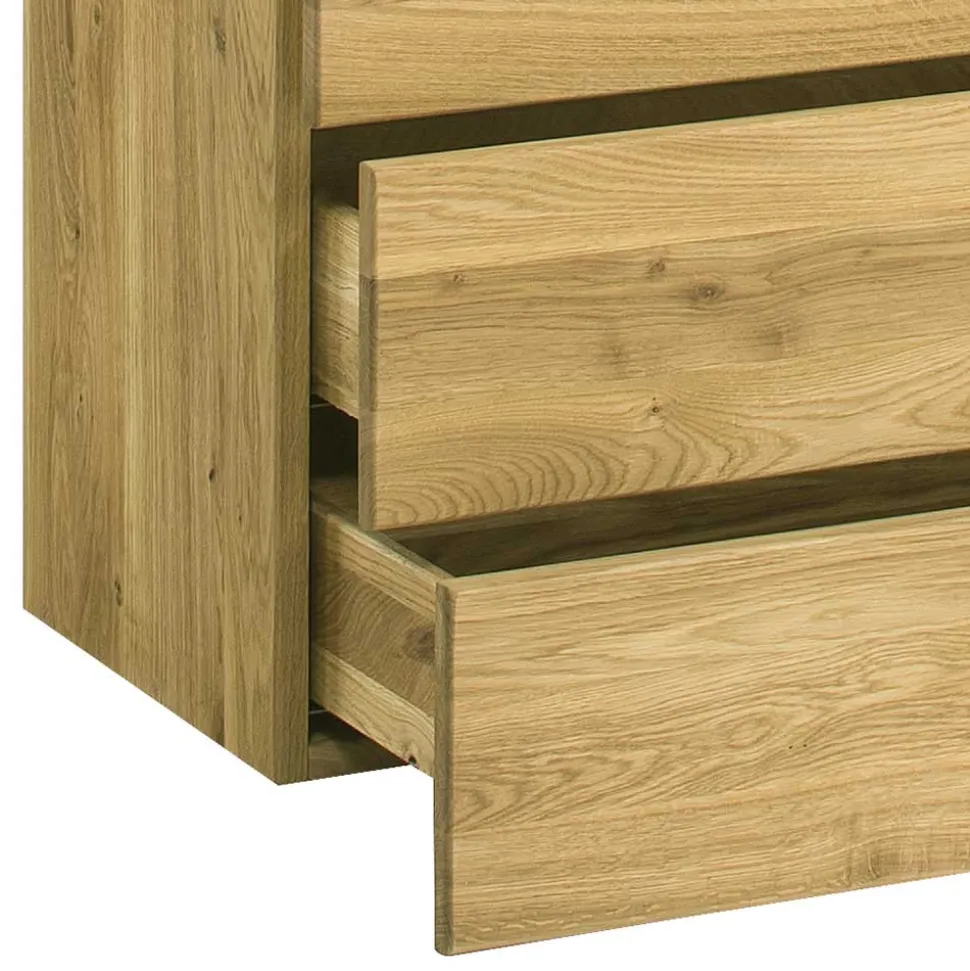 Holz Garderoben Set aus Eiche - Avidora (vierteilig)