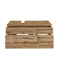 Holz Optik Badschrank für Waschbecken - Userina I