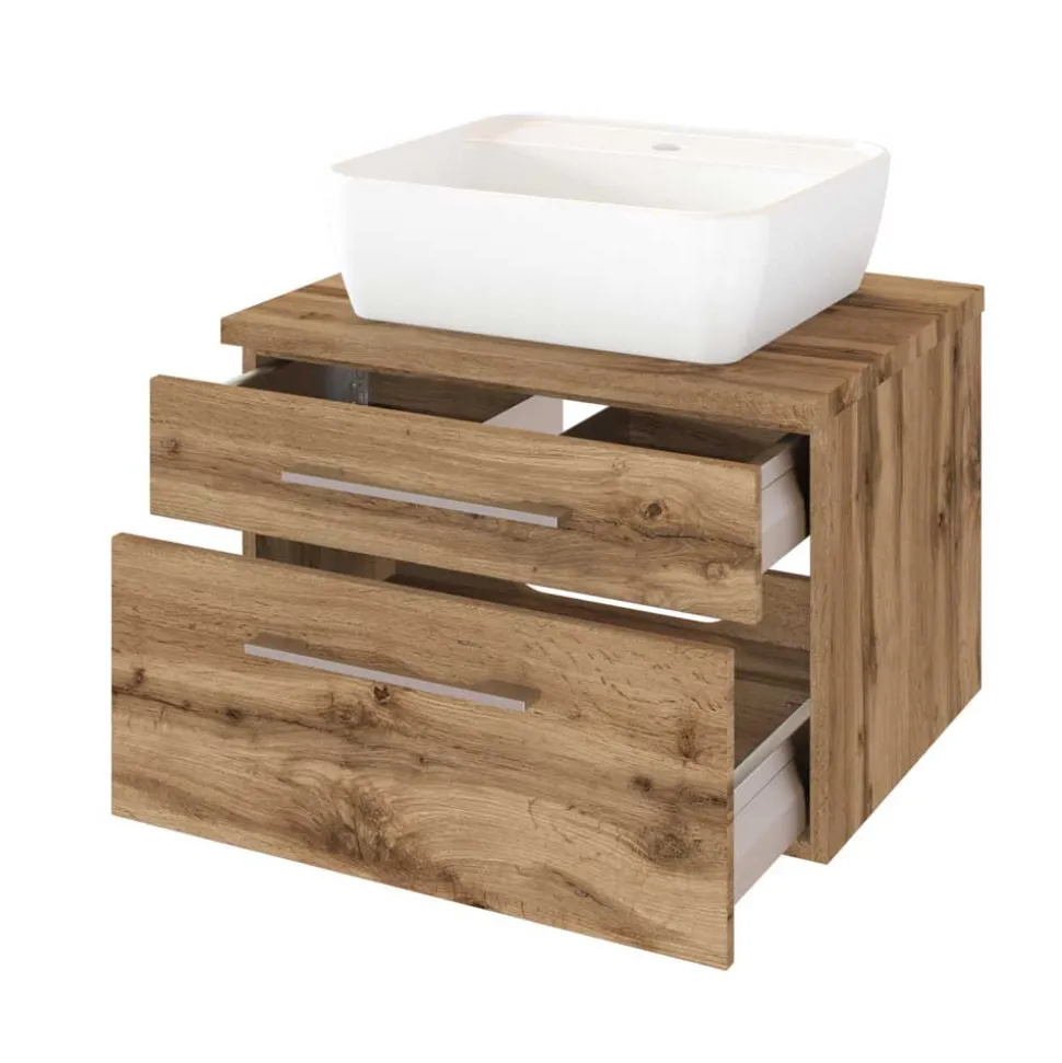 Holz Optik Waschtisch in Wildeiche - Userina