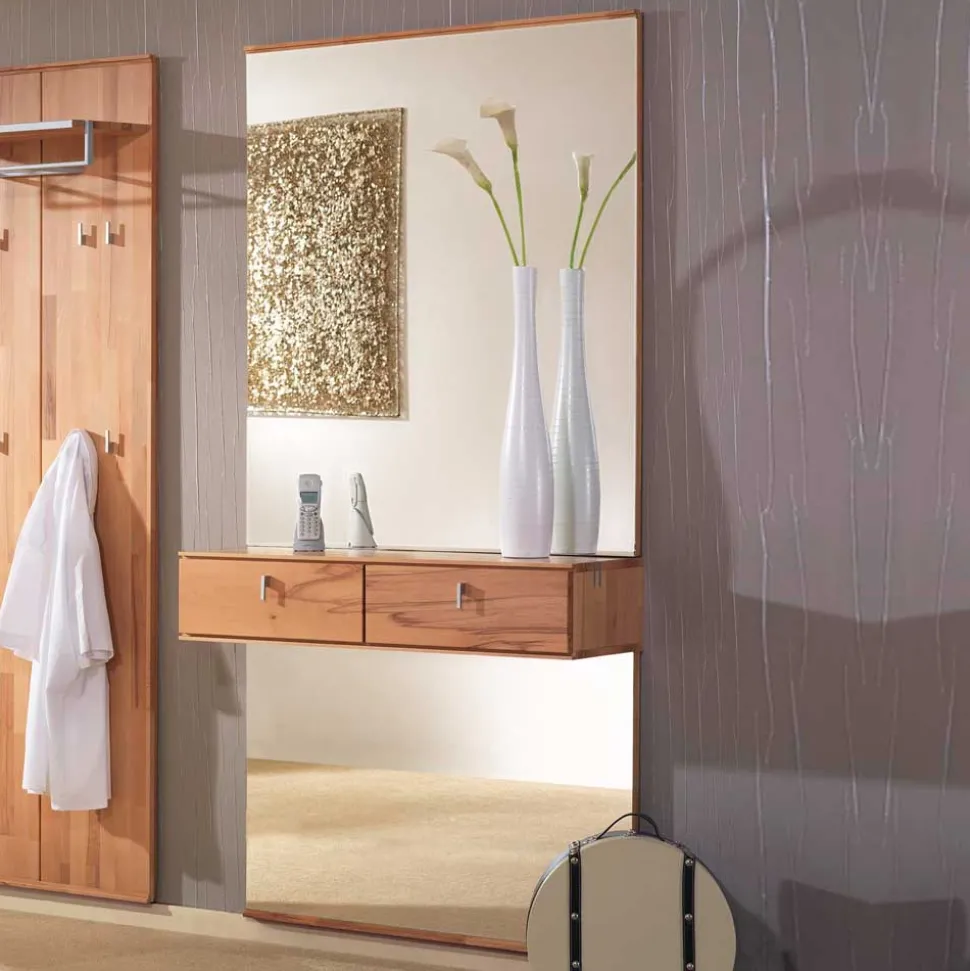 Holz Spiegel Coestra mit Ablage