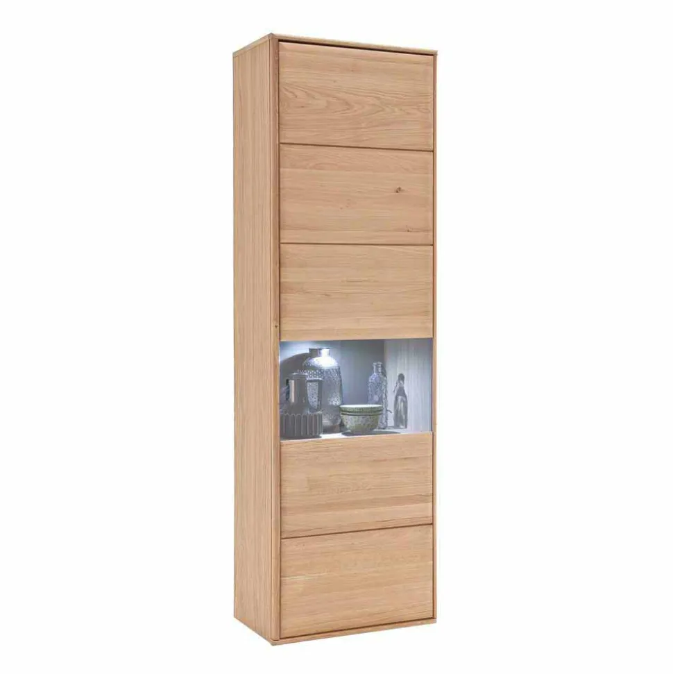 Holz Wohnkombination 328 cm breit - Vernella (vierteilig)