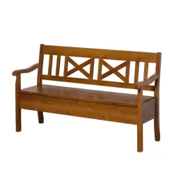 Holzbank Bistrita mit Truhe