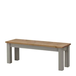 Holzbank Ziamora in Grau Kiefer massiv