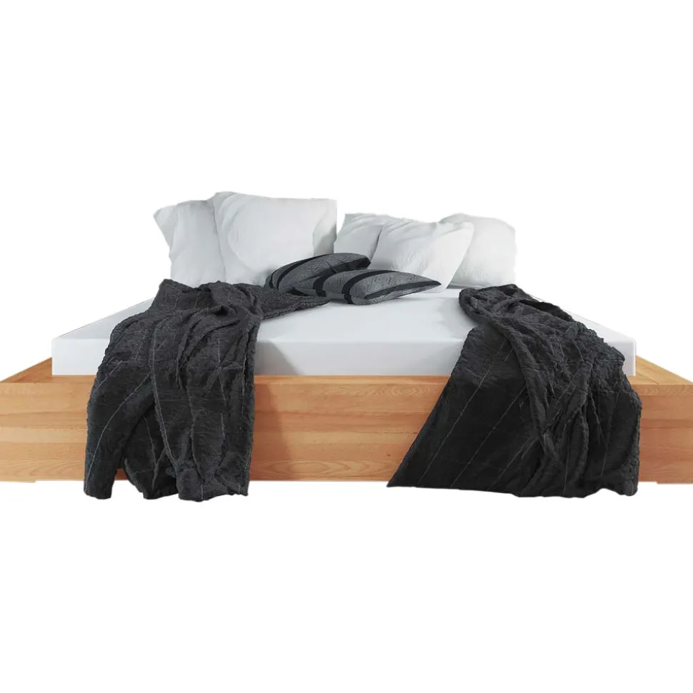 Holzbett Barvuda aus Kernbuche Massivholz