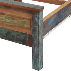 Holzbett Jamaica in Braun Bunt